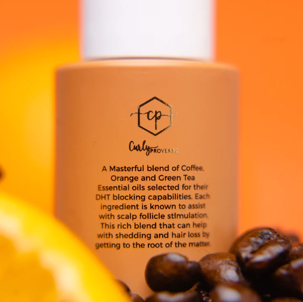 Curly Proverbz Coffee & Orange Glow Essential Oil