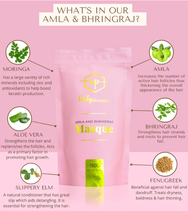 Curly Proverbz Amla & Bhringraj Masque