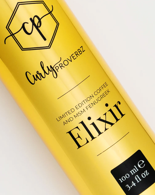 Curly Proverbz Limited Edition Coffee and MSM Fenugreek Elixir
